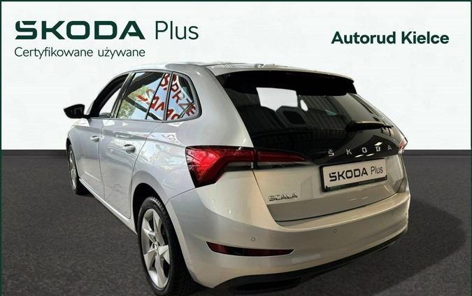 Skoda Scala cena 56900 przebieg: 141178, rok produkcji 2019 z Pyskowice małe 137